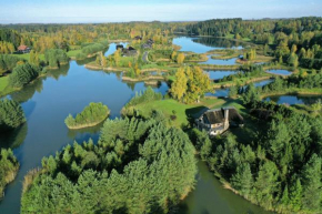 Spacious house with stunning views and sauna in Amatciems